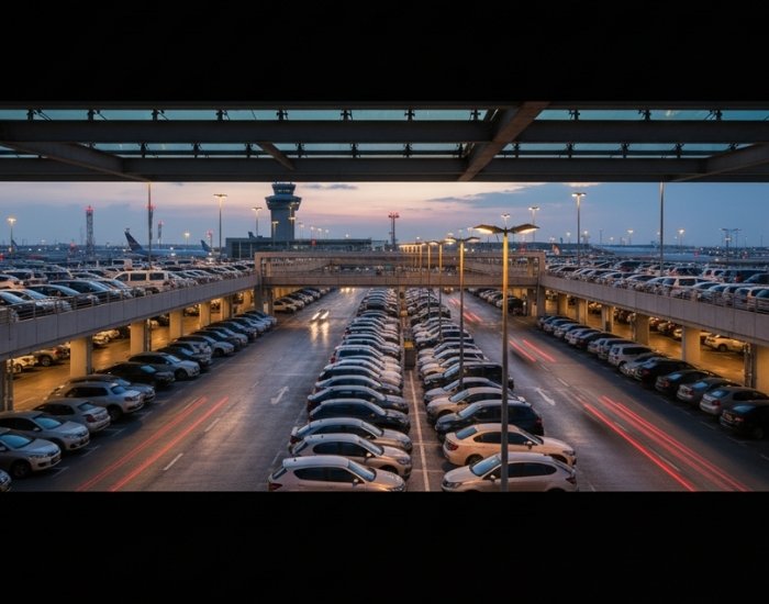 חניה טרמינל 3 חניון לטווח ארוך בשדה התעופה בן גוריון